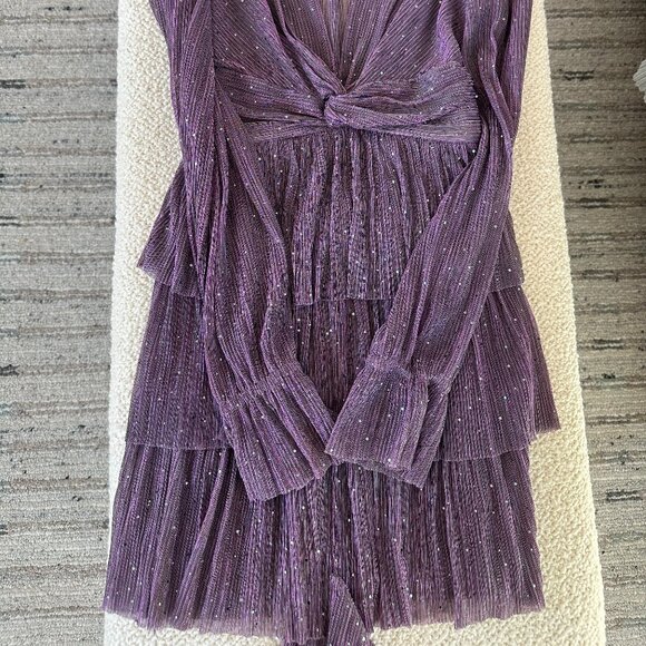 Sabina Musayev Felicie Mini Dress in Multi Grey (XS) - Picture 3 of 5